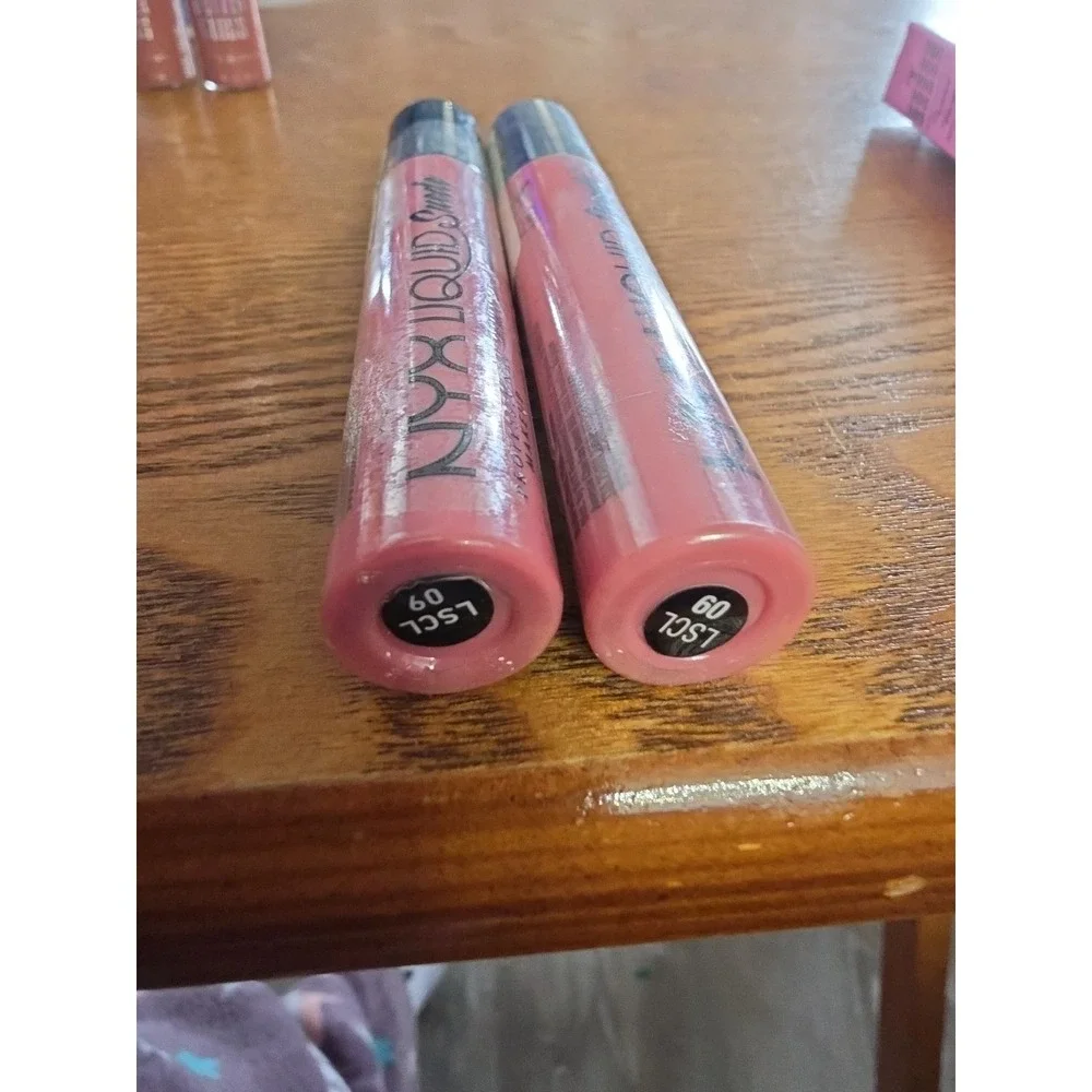 NYX LINGERIE LIQUID SUEDE CREAM LIPSTICK LSCL09 TEA & COOKIES‎ - LOT OF 2 - NEW